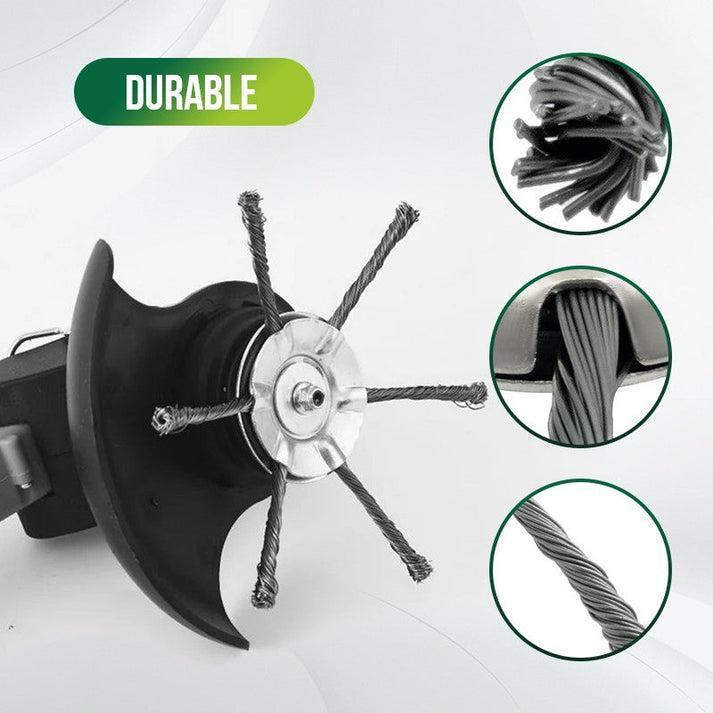 🔥 Last Day 63% OFF – 6" Steel Wire Brush Cutter for Electric Trimmers | Tough on Weeds & Rust👨🌾