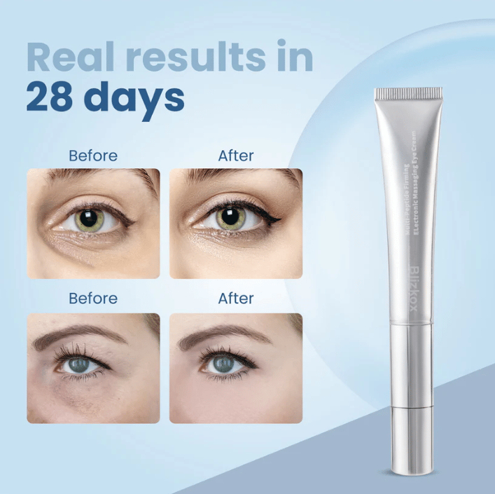 ❀Final Day: 79% OFF❀ Blizkox™ Wrinkle Eraser Multi-Peptide Firming Electronic Massaging Eye Cream