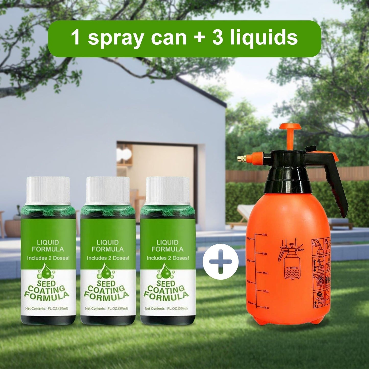 đ„Last Day 73% OFFđ±Hydro Seeding Lawn Solution