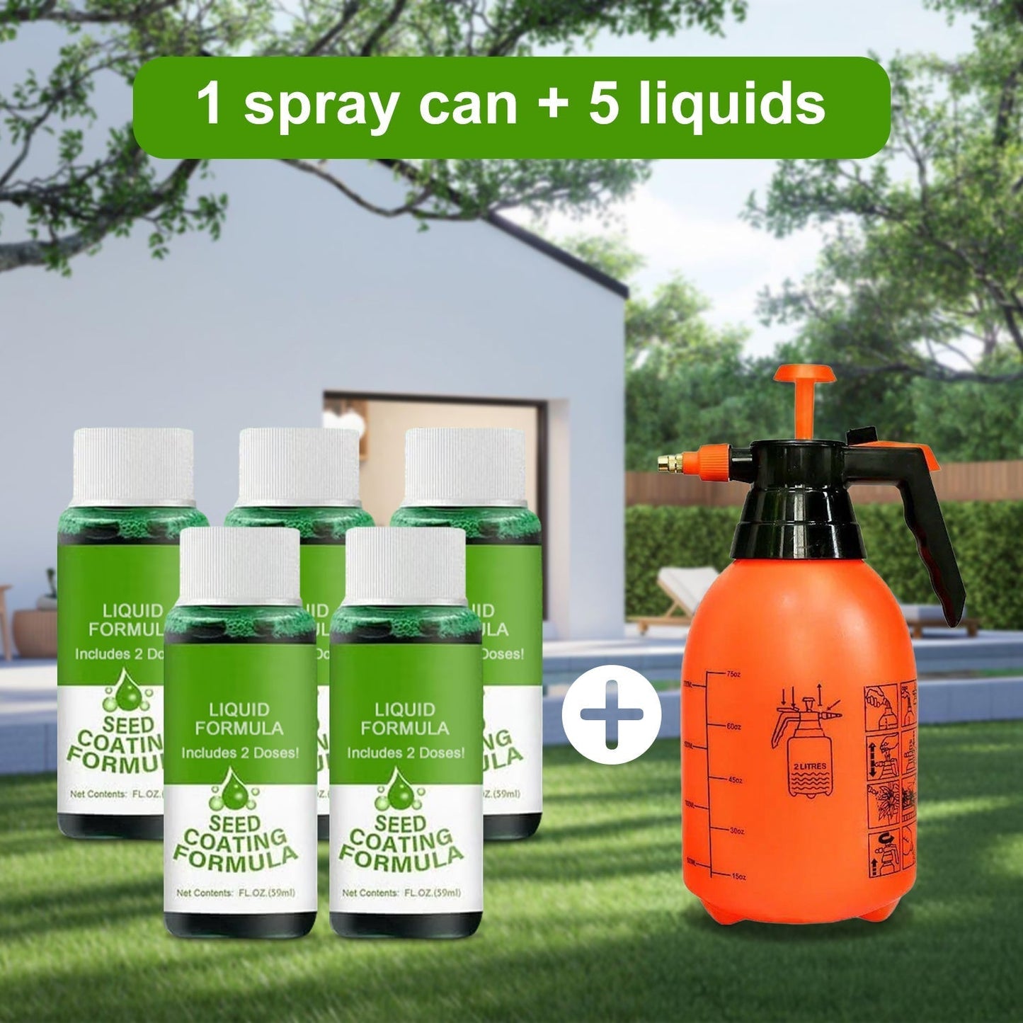 đ„Last Day 73% OFFđ±Hydro Seeding Lawn Solution