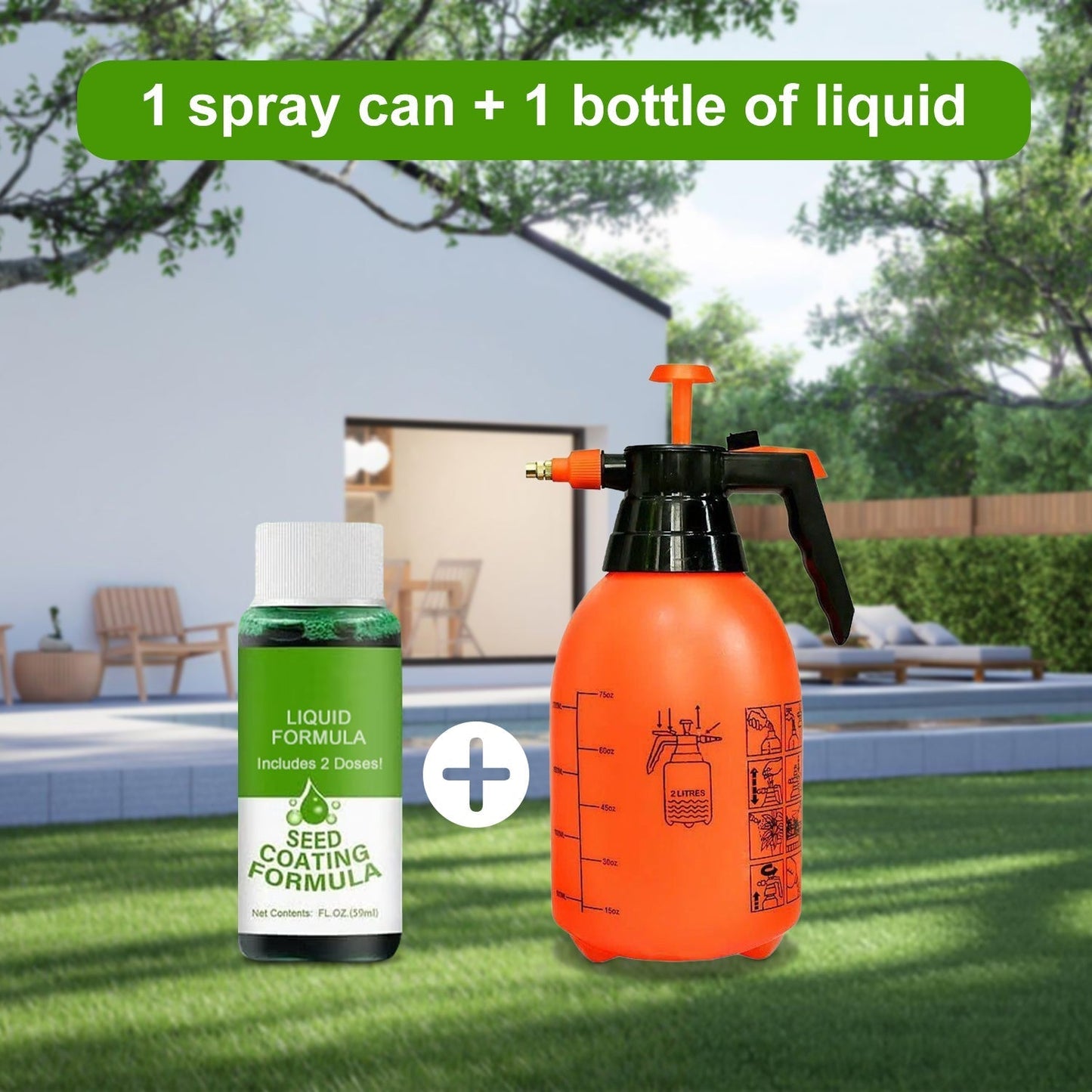 đ„Last Day 73% OFFđ±Hydro Seeding Lawn Solution