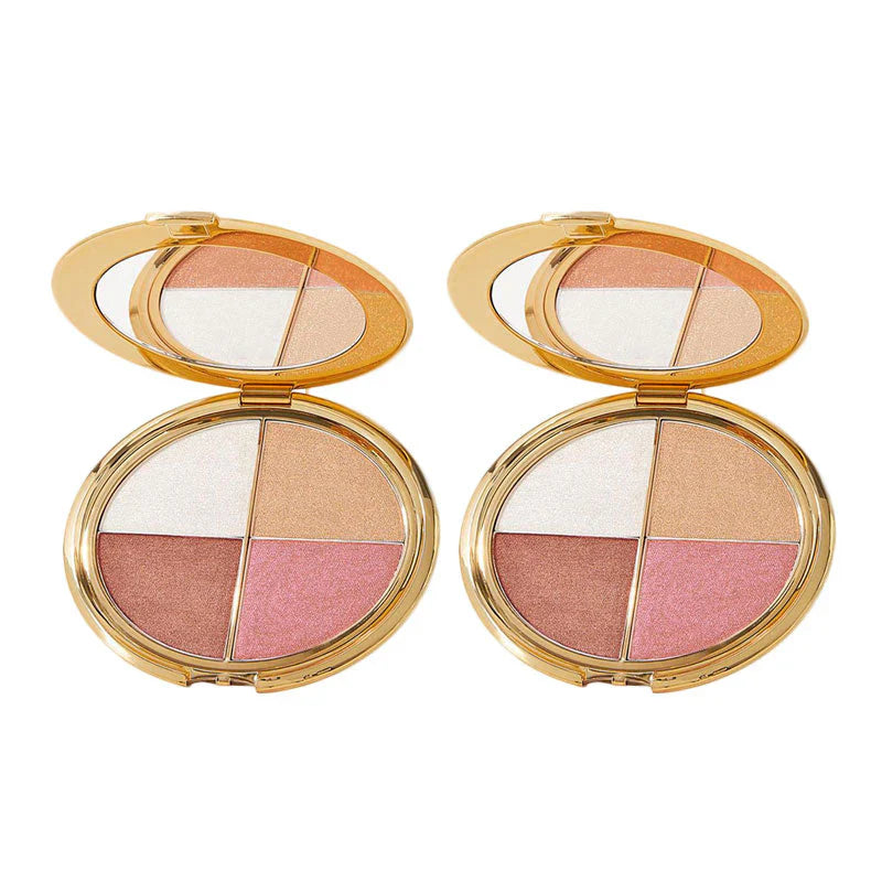 đșLast 3 hours 60% offâ°eye & cheek palette - eyeshadow and highlighter makeup (with Detachable Brush)