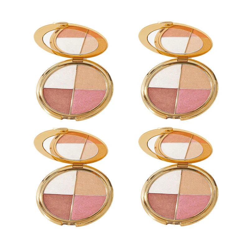 đșLast 3 hours 60% offâ°eye & cheek palette - eyeshadow and highlighter makeup (with Detachable Brush)
