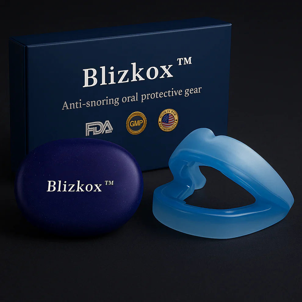 ✨Blizkox™ SnoreRelief – FDA-Approved Anti-Snoring Mouthpiece🔥