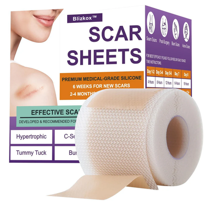 Blizkox™ ✅MEDICAL-GRADE SILICONE SCAR RECOVERY SHEETS