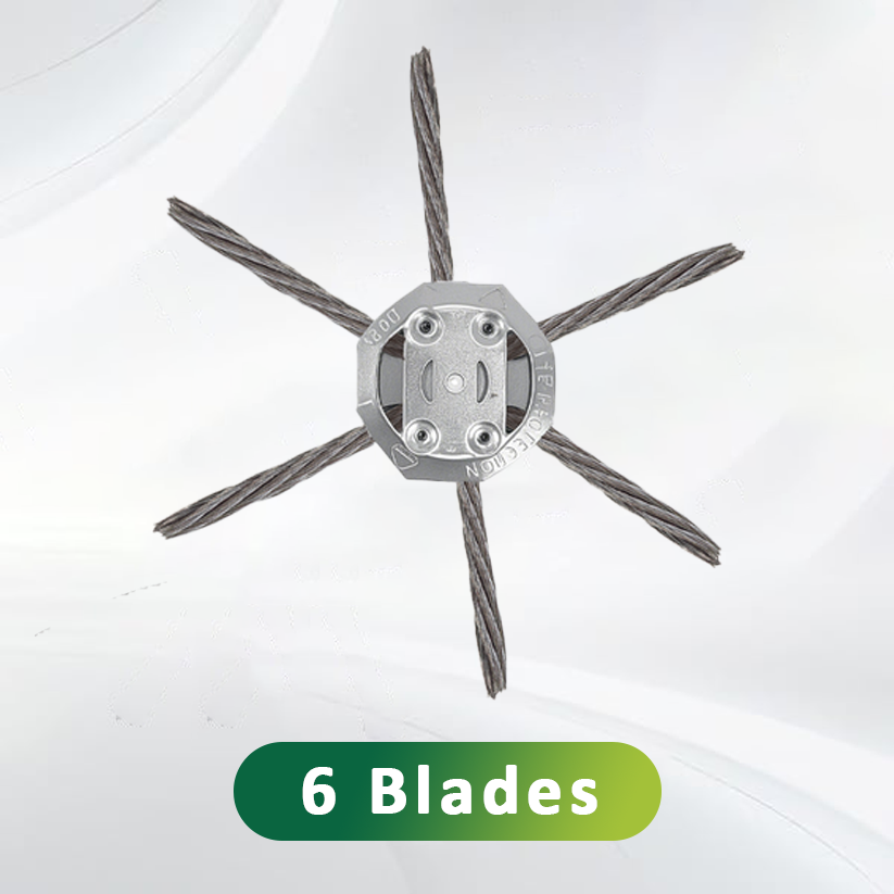🔥 Last Day 63% OFF – 6" Steel Wire Brush Cutter for Electric Trimmers | Tough on Weeds & Rust👨‍🌾