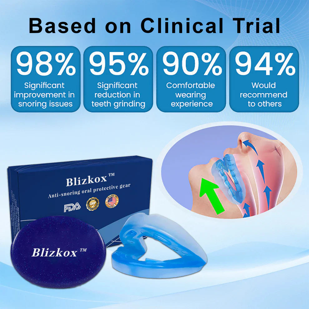 ✨Blizkox™ SnoreRelief – FDA-Approved Anti-Snoring Mouthpiece🔥