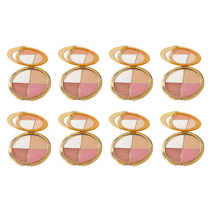 🌺Last 3 hours 60% off⏰eye & cheek palette - eyeshadow and highlighter makeup (with Detachable Brush)